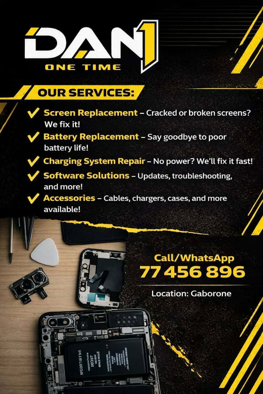 DAN1 – One Time | Services Flyer