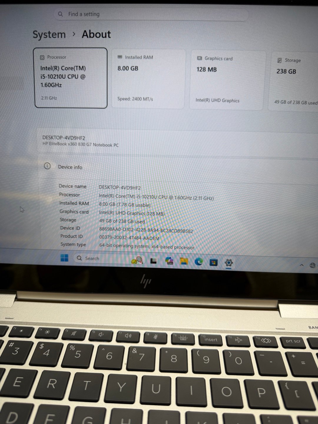 HP Touchscreen convertible Image 3