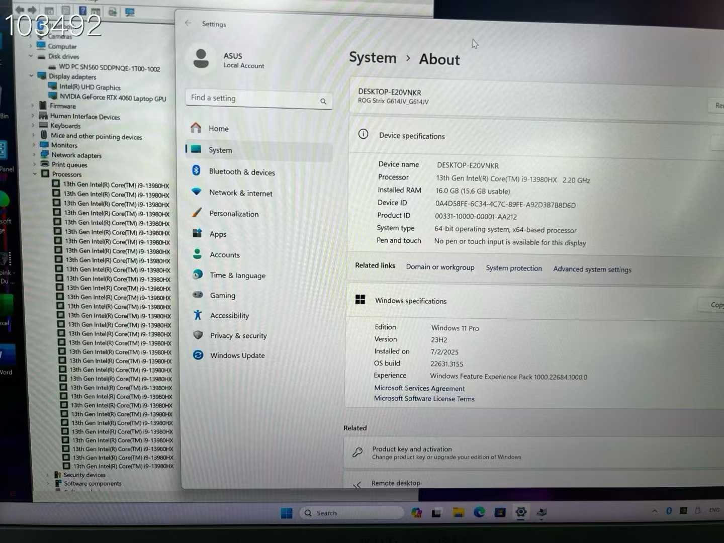 2023-2024 ASUS ROG Strix Gaming Pc Image 4