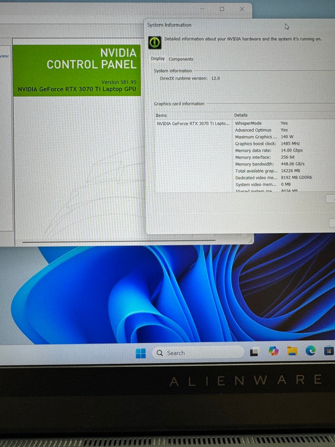 Dell 👾 👽 alienware M15R7 15inches Image 4
