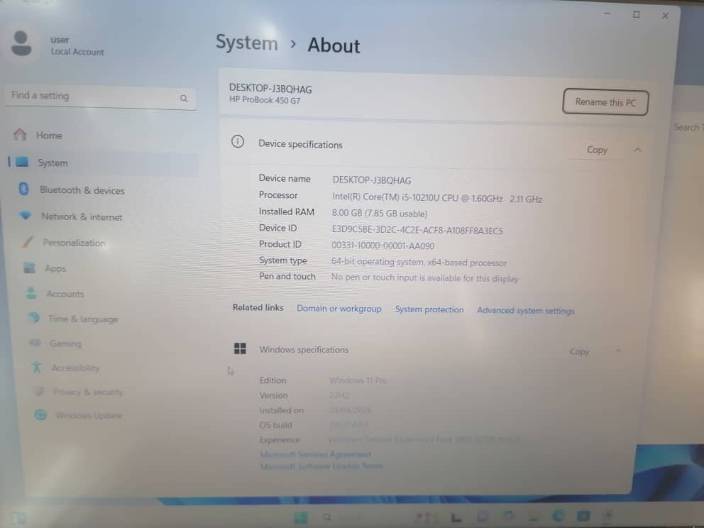 HP Probook 450 G7 Image 3